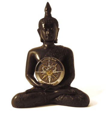 Lucid Coin White BG Front with Buddha